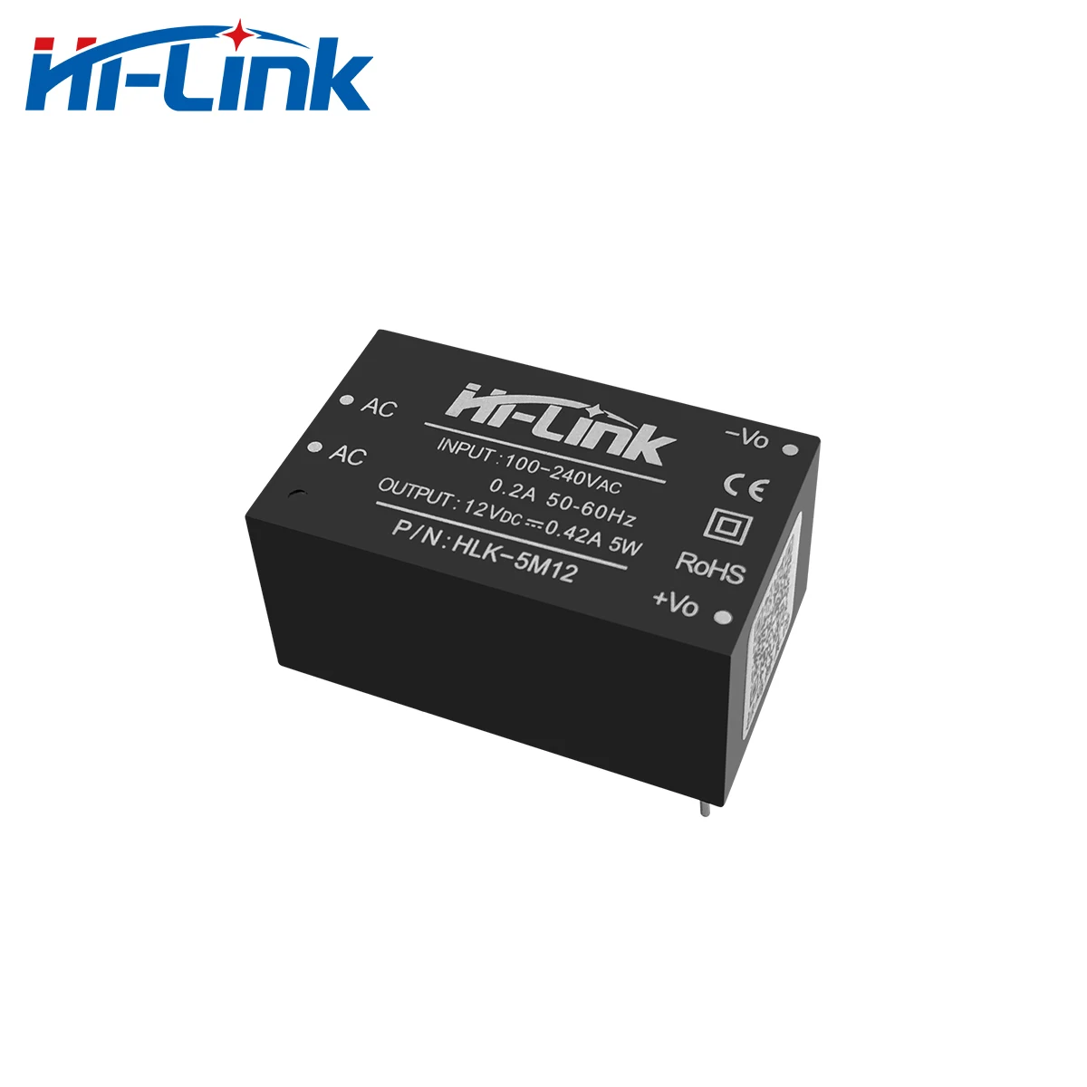 Бесплатная доставка 2 шт. Φ 220V to 12V Step Down HLK 5M12 5W одиночный выход|Источники питания| |