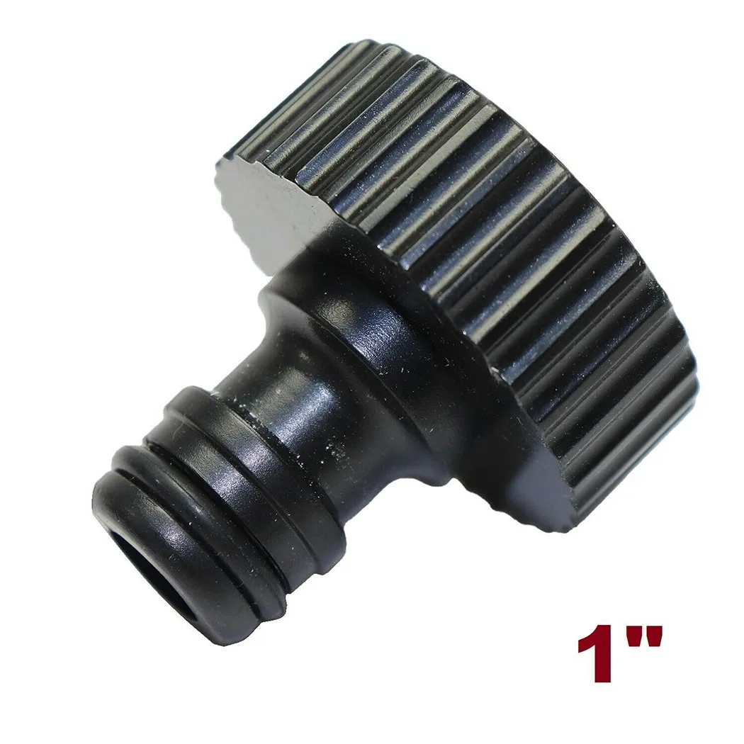 

Pipe Adaptor Plastic Screw Threaded Water 12pcs ABS+TPR Black Connector