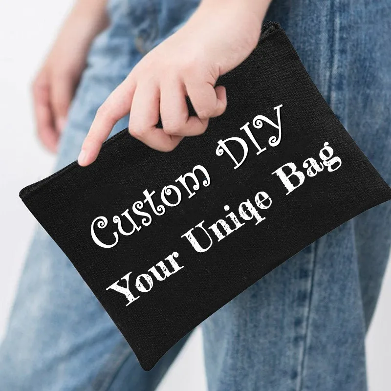 

Парусиновые сумки для макияжа на застежке-молнии, сумочки для карандашей, пустые сумки для поделок «сделай сам», косметичка для путешествий...