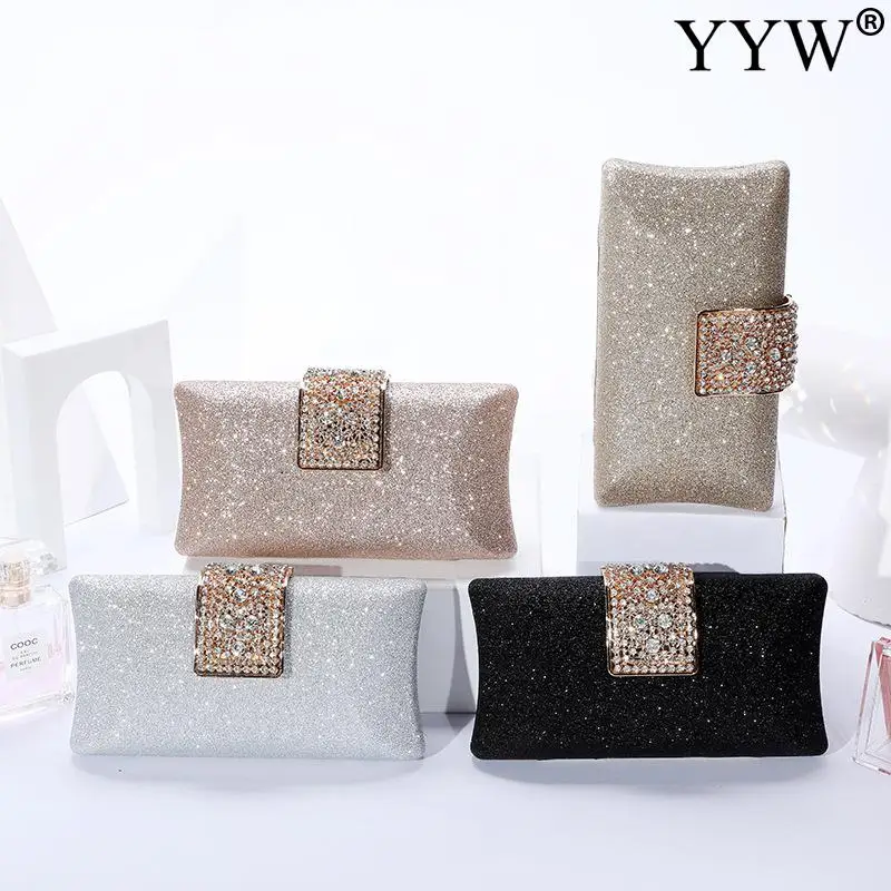

Evening Clutch Bag Elegant Handbags Bridal Clutches Bag Formal Evening Bag Small Clutch With Rhinestones Designer Pochette Femme
