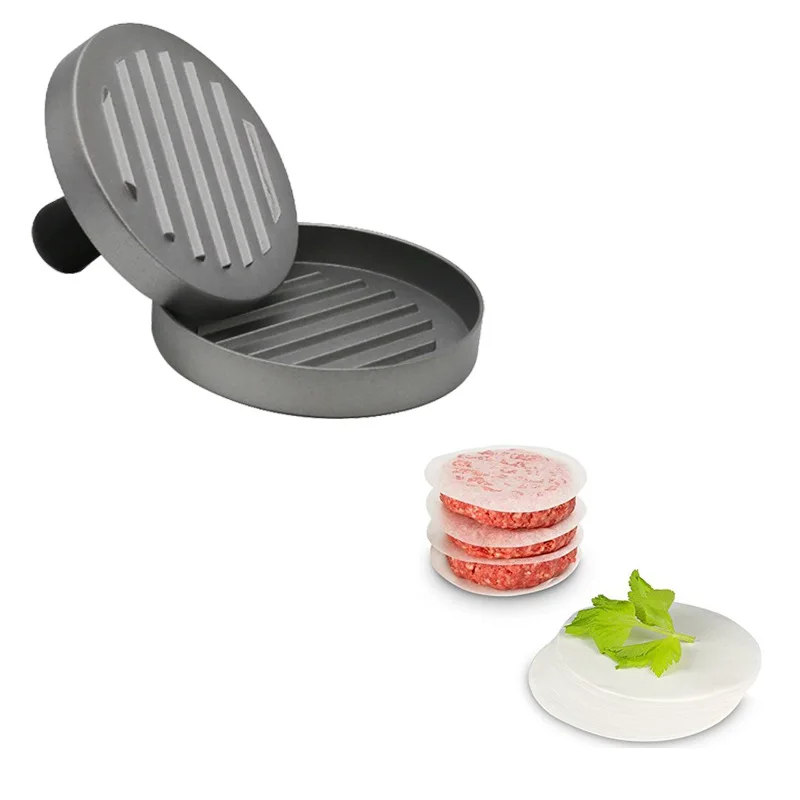 Высококачественный круглый пресс для гамбургеров алюминиевый сплав 11 см