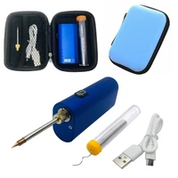 5v 50w electric soldering iron kit wireless charging soldering iron portable with usb welding tools android interface charging