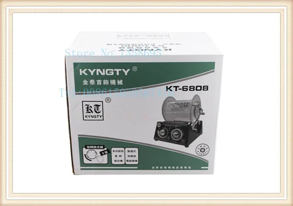 

kt6808Rotary Tumbler Rock Tumbler jewelry polishing machine jewelry rotary tumbler gold polishing tumbler jewelry grinding motor