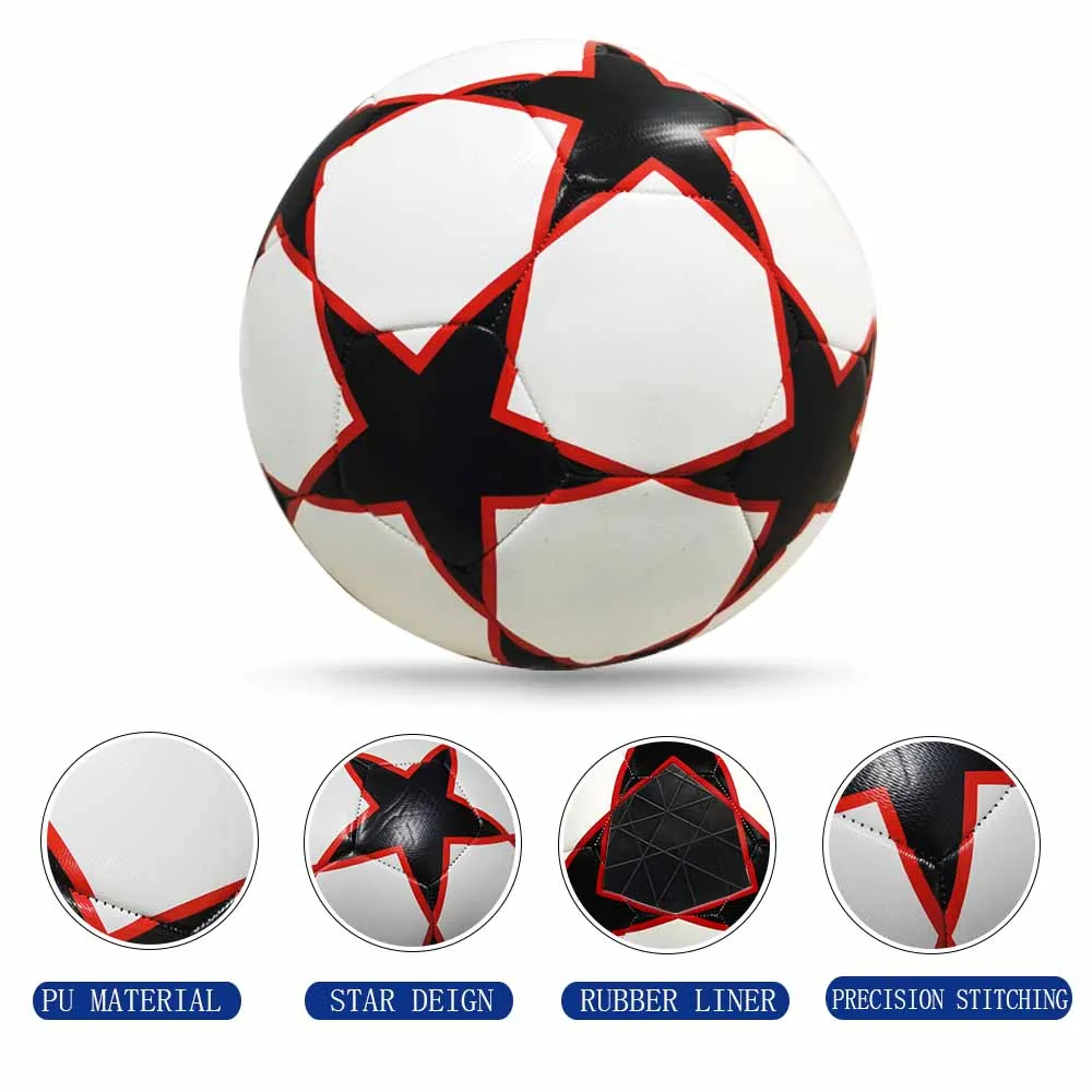 Детский футбольный мяч WISHOME с сумкой и регулируемой ручкой размер 4 для