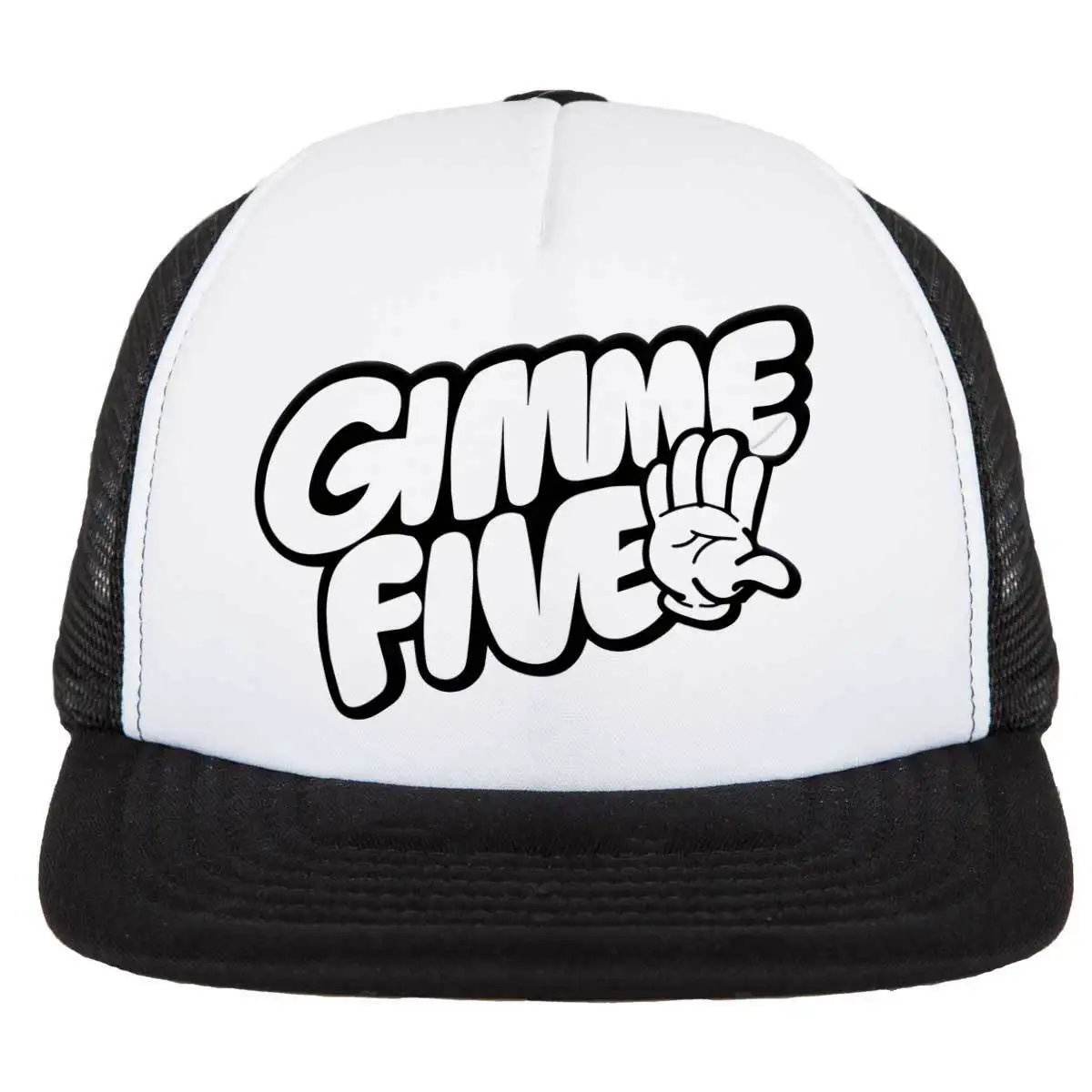 

Hat Gimme Five , Baseball Cap with Writing Funny, Comics, Cartoons