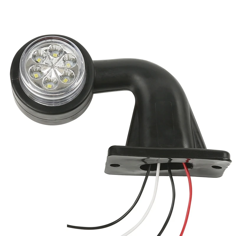 2PCS Side Marker Lights Universal 12-30V Tail Light 12LED Elbow Outline Rear Lamp for Trailer Truck Lorry | Автомобили и