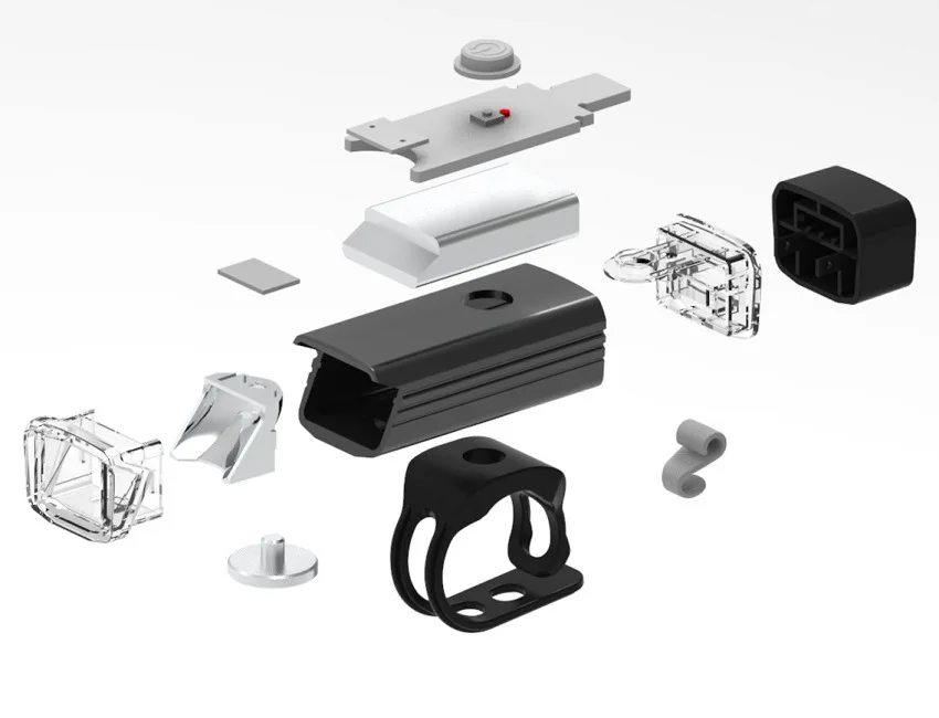 

Night biking mountain bike lamp riding flashlight strong light car headlight waterproof USB rechargeable mountain bike equipment