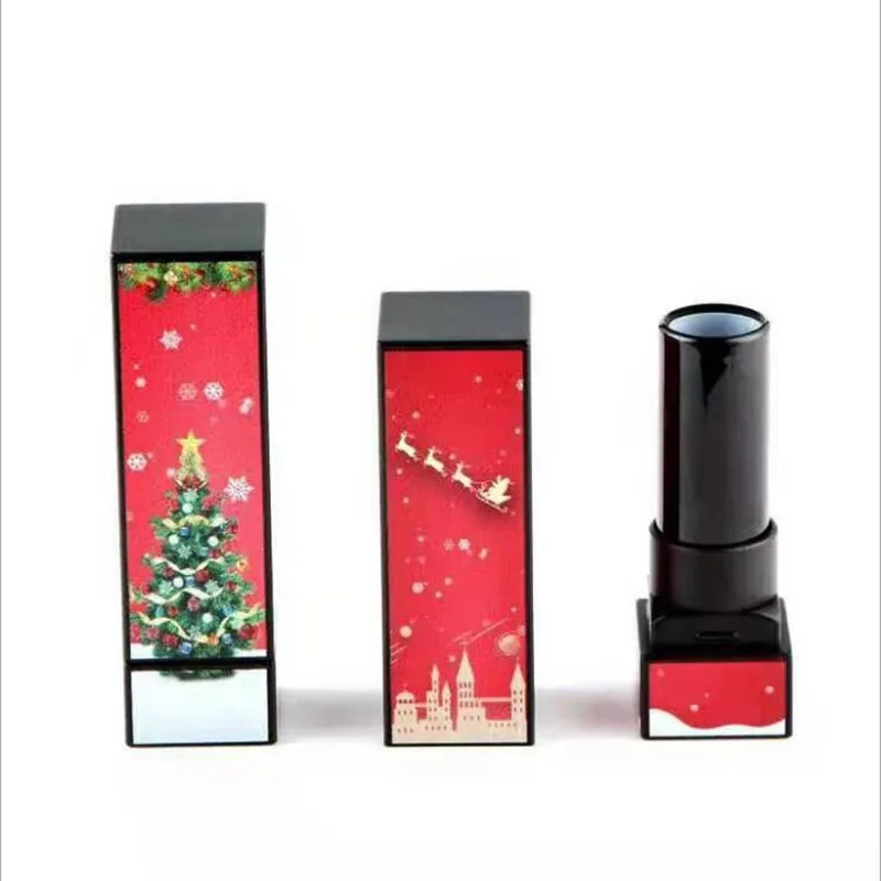 Оптовая продажа DIY Бутылочки для губной помады на рождественскую елку блеск губ