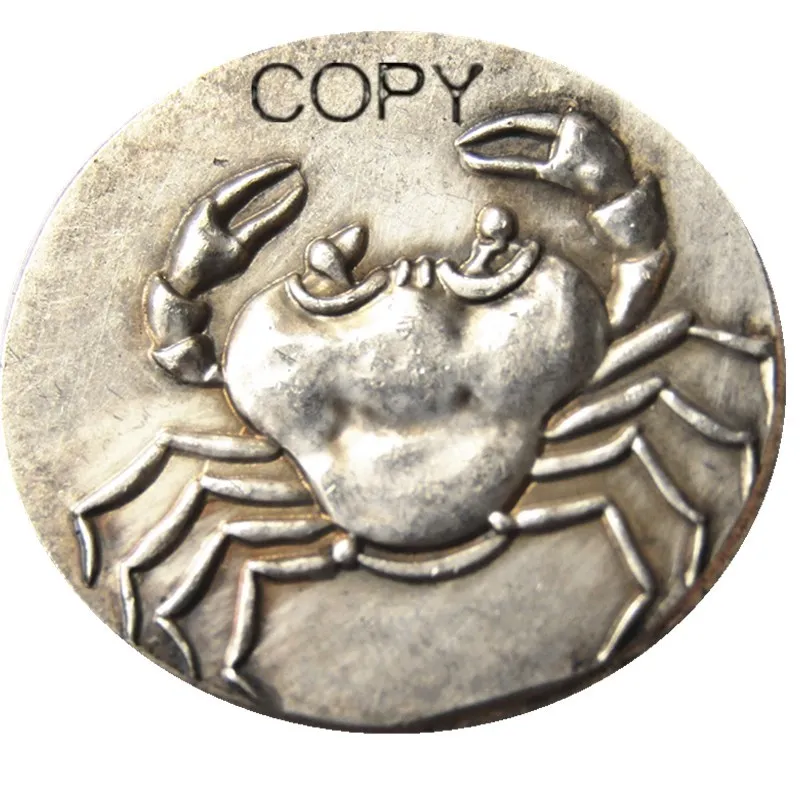 G(35) старинная греческая Серебряная монета Tetradrachm из акрагас Сицилия-450 BC