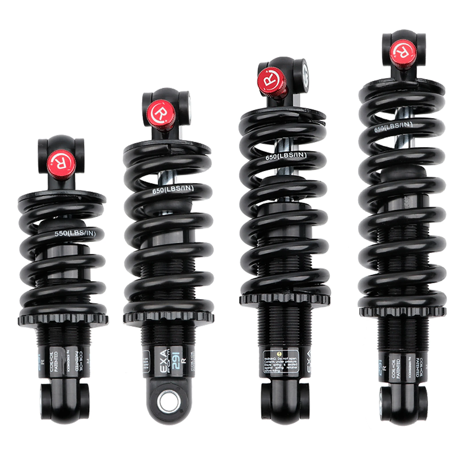 

Spring Rear Shock Absorber with 2 System Adjustments for Downhill MTB Bike Electric Scooter Hydraulic Spring Shock Absorber
