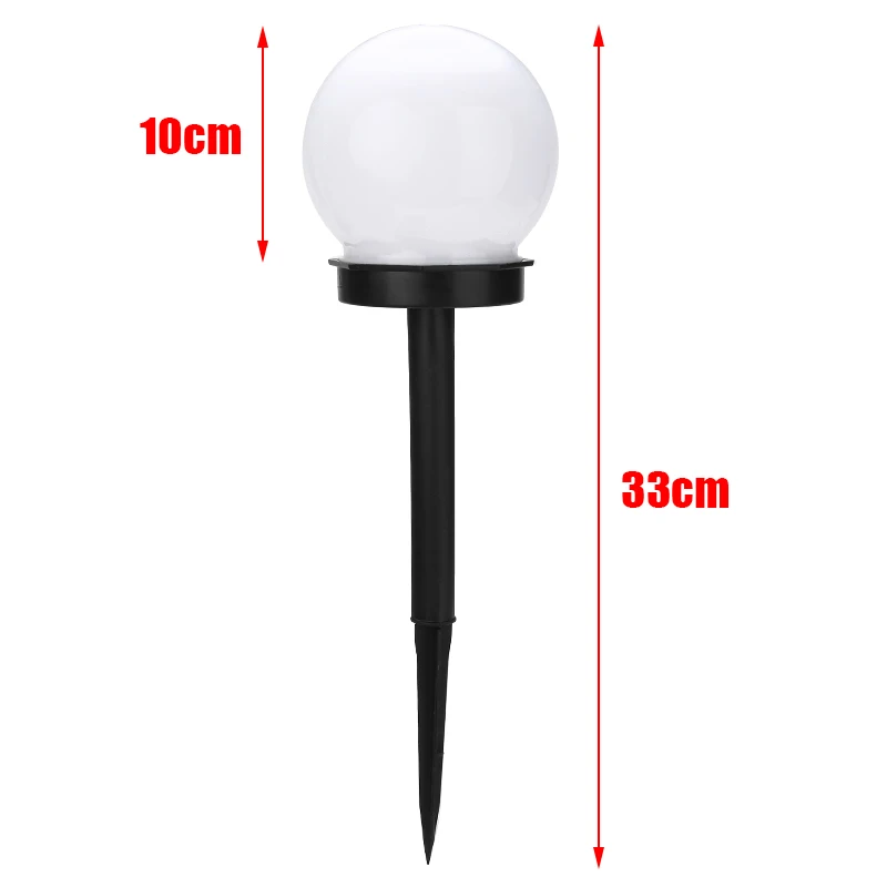 Светодиодные водонепроницаемые Круглые лампы на солнечной батарее уличный