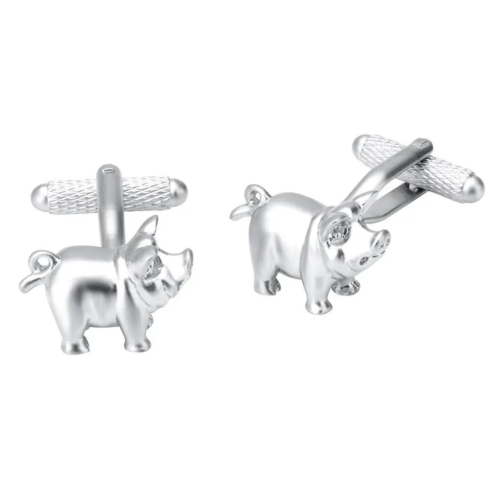 Мужская рубашка с пуговицами в форме свиньи | Украшения и аксессуары