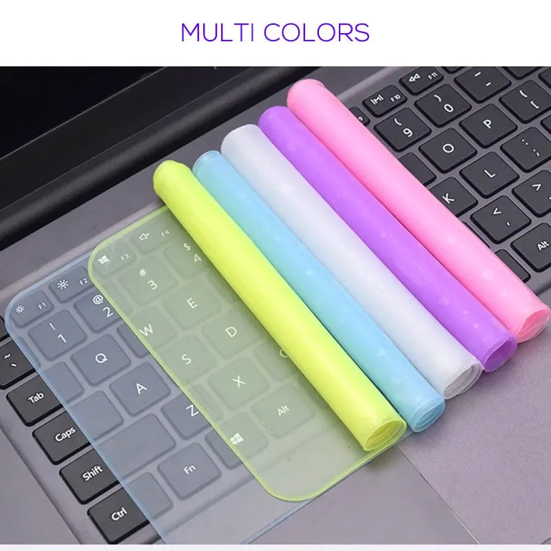 

Waterproof Laptop Keyboard protective 13 14 15 17 inch Silicone Transparent Protective Film Keyboard Dustproof Film