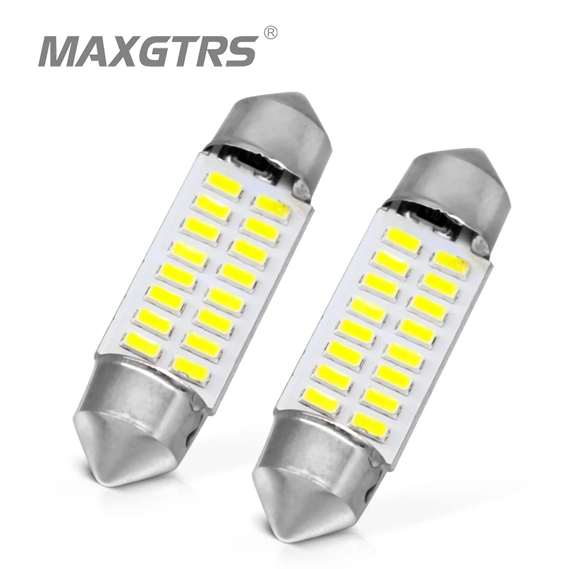 10x Canbus Led гирлянда 31 мм 36 39 42 SV8 5 C10W C5W 3014 SMD 12 В лампа освещения автомобильный Купол