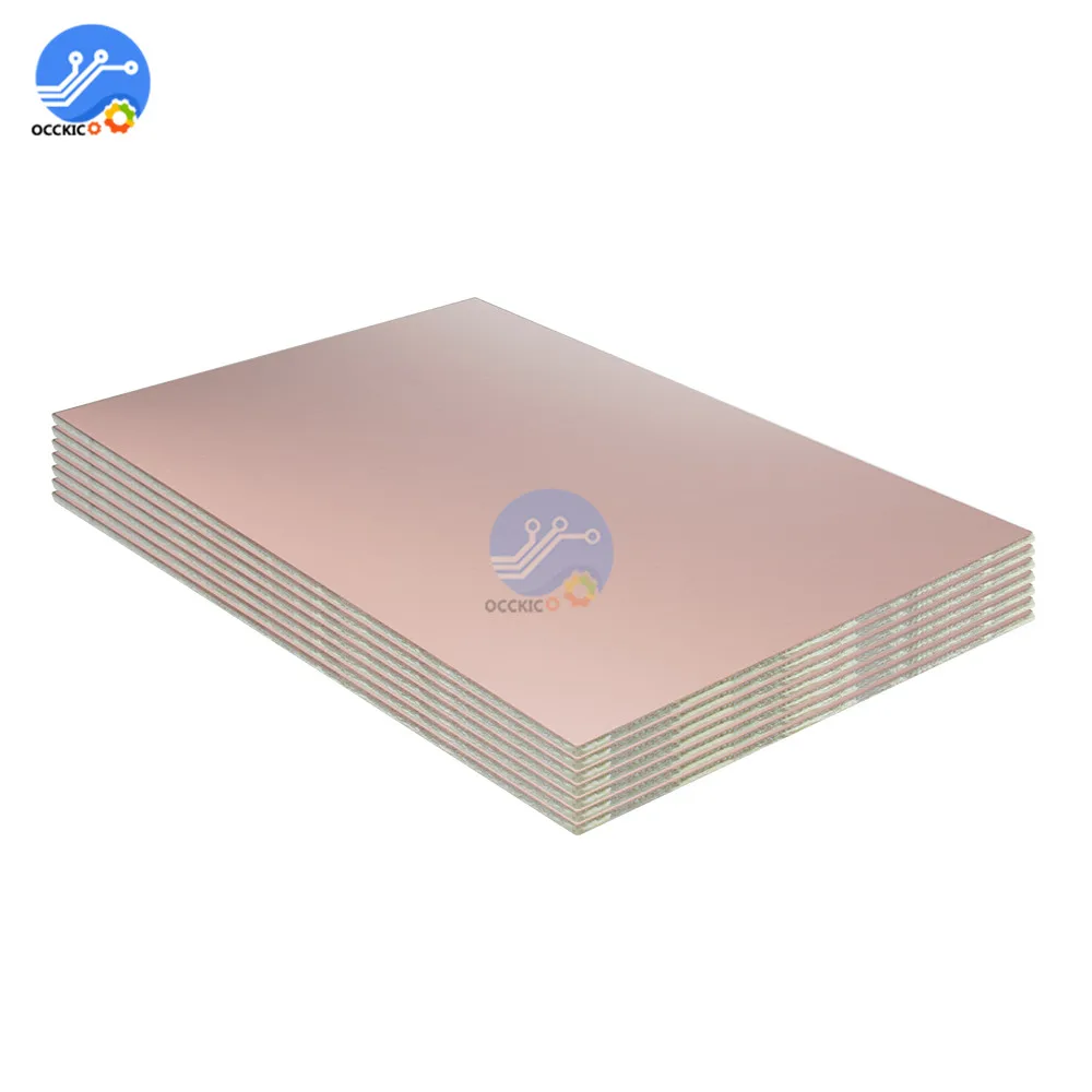 Односторонняя медная плакированная пластина FR4 PCB 10x15 см 10*15 набор для