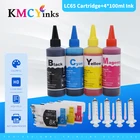 Перезаправляемый картридж kmcyink LC38, LC39, LC61, LC65, LC67, LC980, LC985, LC990, LC1100 для принтера Brother DCP-J125, 185C + 400 мл