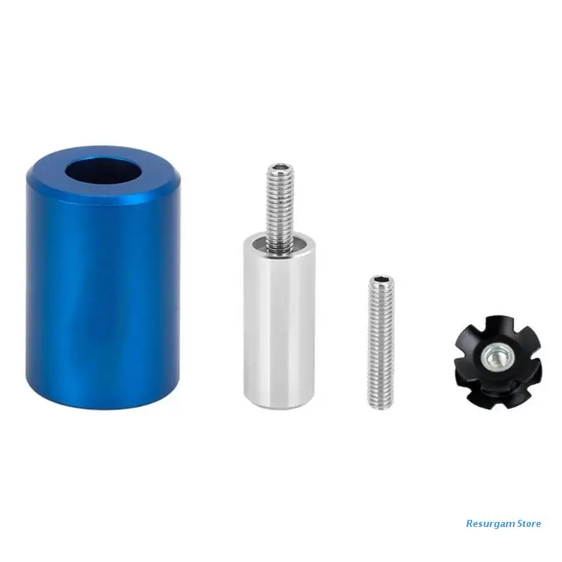 

E5BD Bike Star Nuts Sun Flower Repair Tools Bike Fork Installer Headset Driver Tool Driving Nut Adjustment Kit w/ Spare Screw