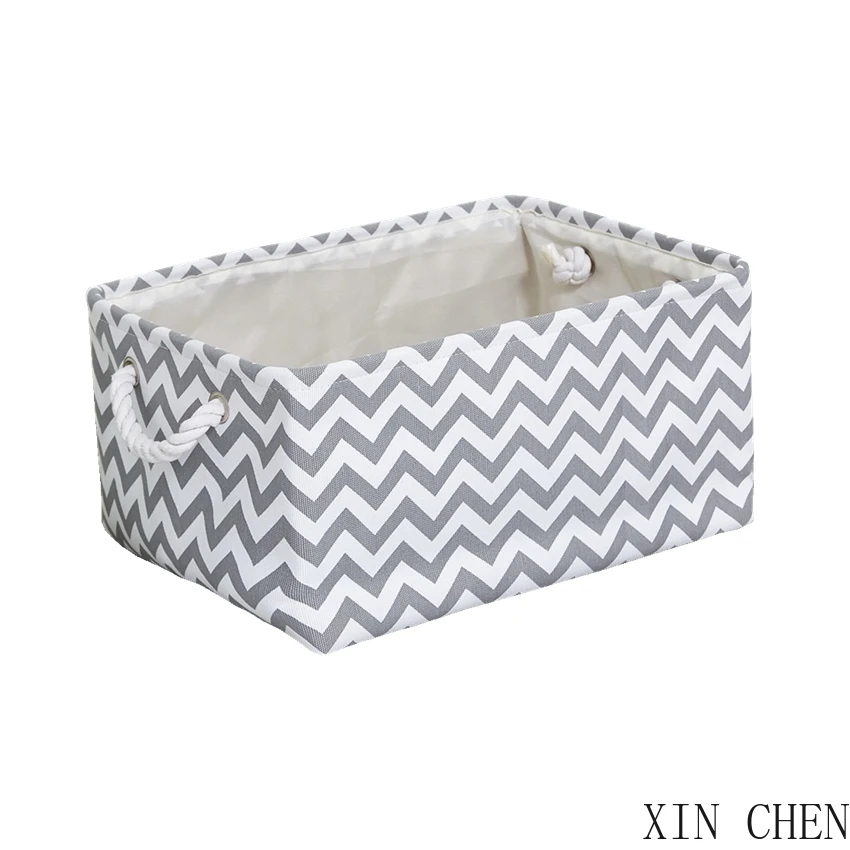 

Multifunctional storage basket Canvas Fabric Storage Basket Clothes Folding Storage Box Toy Organizer Laundry Basket With Handle