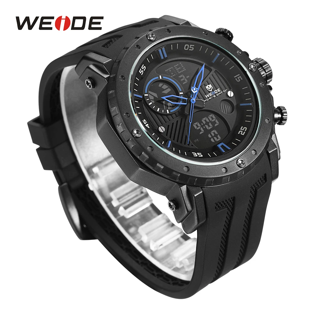 Часы WEIDE мужские цифровые брендовые люксовые с автоматической датой|Кварцевые