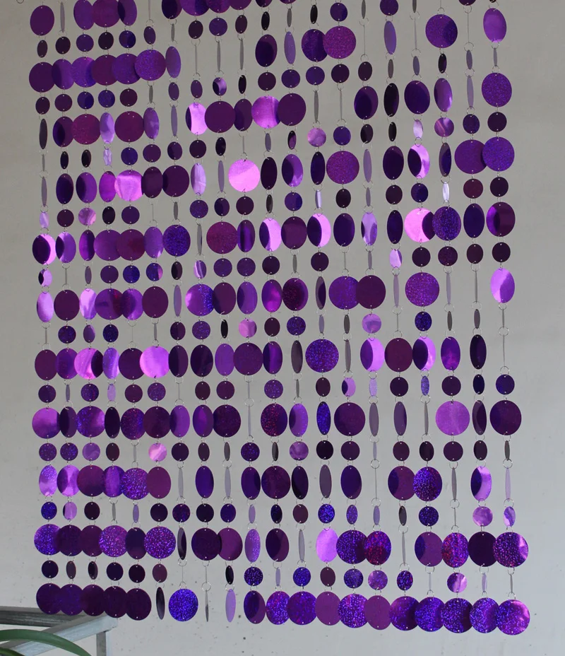 Laser Sequin Cartoon Door Curtain Birthday party Interior Decoration supplies Living room Partition ornaments | Дом и сад