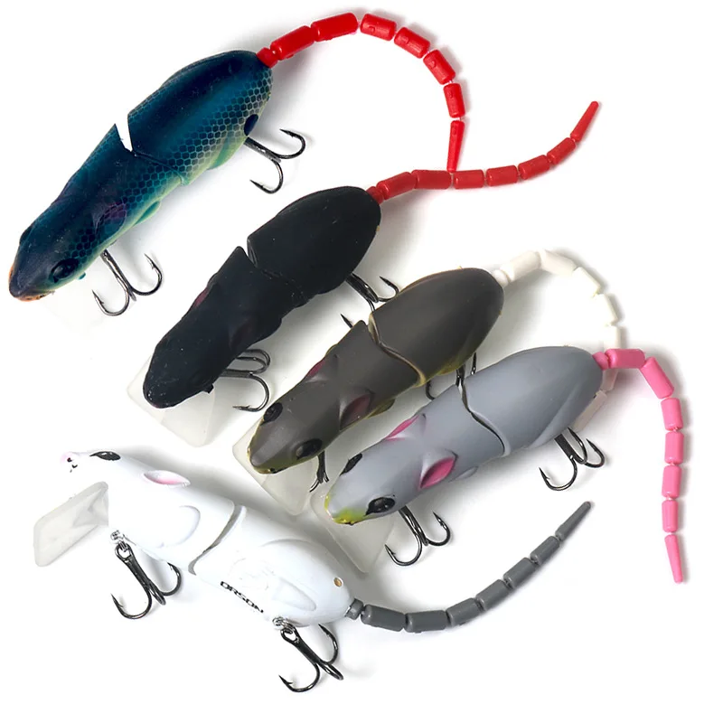 

Broken Mouse Mino Bait Lure Hard Bait Lure Black Bait