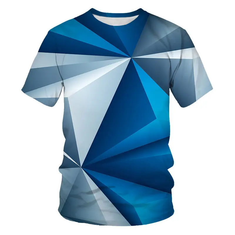 Футболки с 3D-принтом и рубашки для мальчиков 2019 г. Новые короткими рукавами