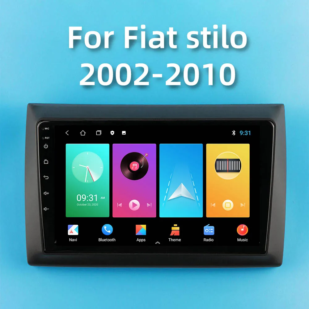 

Автомагнитола 2 Din для Fiat Stilo 2002-2010, мультимедийный проигрыватель с Gps-навигацией и радио на платформе Android