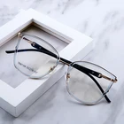 2021 новые компьютерные очки с блокировкой сисветильник Модные оптические женские очки кошачий глаз TR90 с защитой от синего света 87106