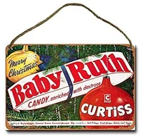metal sign 1952 baby ruth candy bar wall decor hanging sign