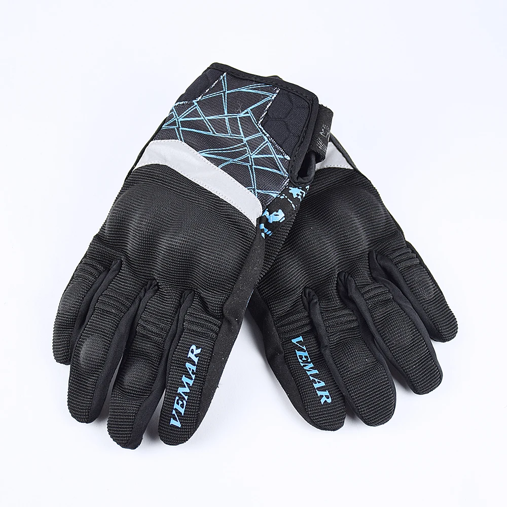 

Brand New VEMAR Summer Breathable Motorcycle Gloves Touch Screen Protective Knight Motocross Gloves Racing guantes moto Gloves