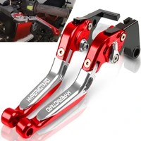 motorcycle accessories handbrake folding extendable adjustable clutch brake levers for ducati hypermotard 796 2010 2011 2012