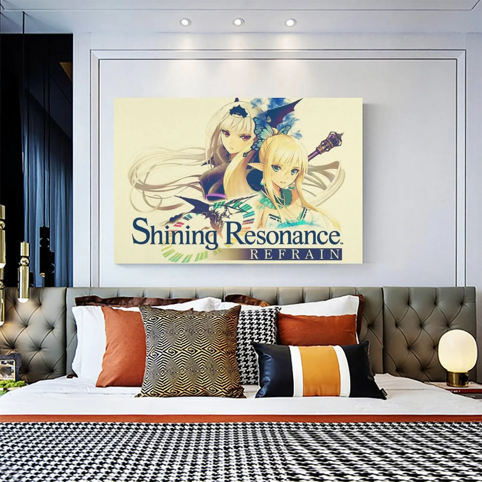 

Блестящий резонансный постер-Наклейка на стену