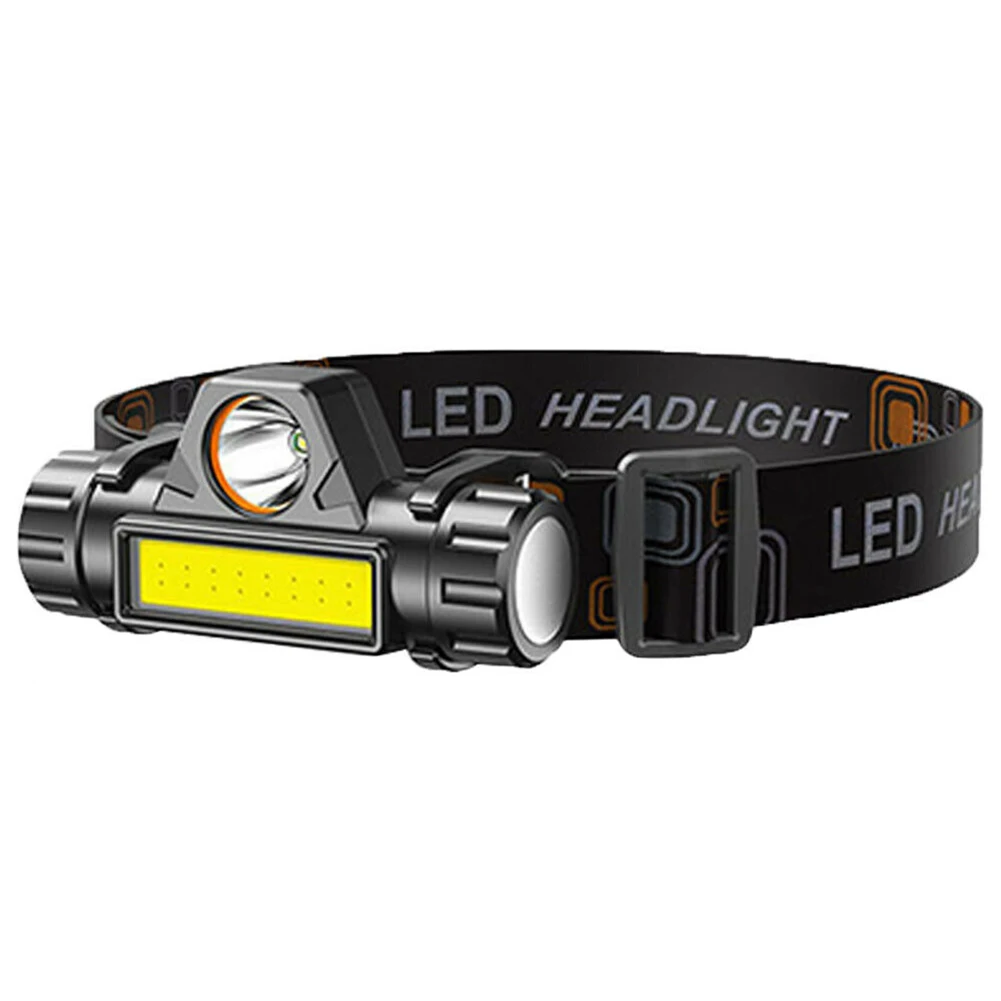 

Mini Headlight Rechargeable LED Headlamp Camping Working Flashlight Head Torch Light Outdoor Cycling Supplies