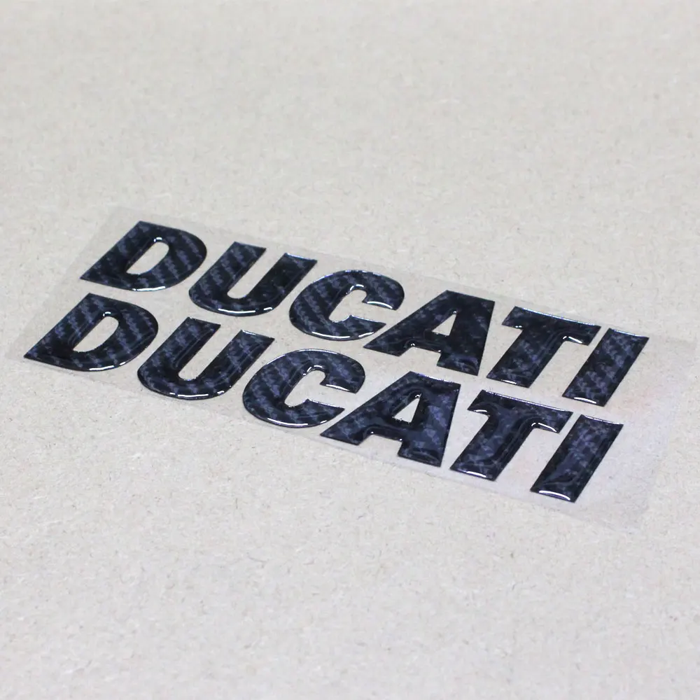 

Tank Emblem Logo For Ducati 1200 959A 848 EVO ABS 796 821 895 3D Stickers Decals + Carbon Stickers 2.8cm Hight
