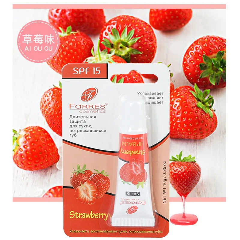 Strawberry Натуральный Увлажняющий фруктовый Жидкий бальзам для губ питательный прозрачный бальзам для губ против трещин бальзам для губ для ухода за губами - Цвет: Strawberry