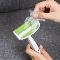 reusable pet hair removal brush cat dog combs sofa bed portable travel household cleaning brush for furniture carpet brush