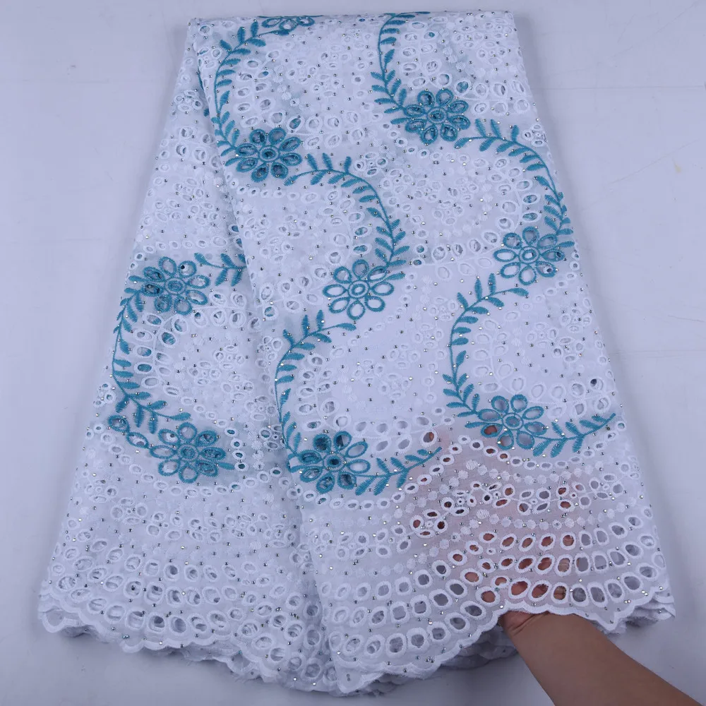 Горячая Распродажа африканская 100% хлопчатобумажная кружевная ткань новейшая