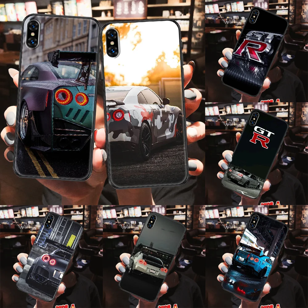 GTR автомобиль спортивный чехол для телефона Корпус iphone 5 5s se 2 6 6s 7 8 12 мини plus X XS XR 11