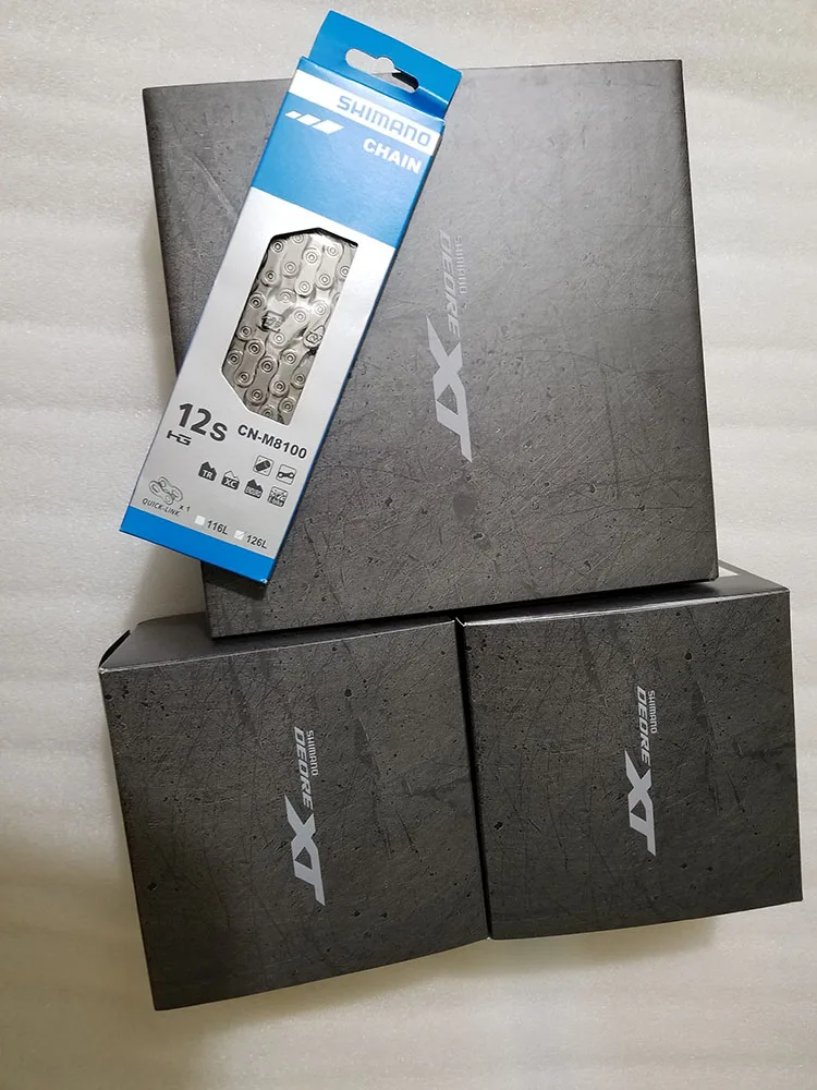 Оригинальная коробка DEORE XT M8100 12s набор групп MTB велосипед триггерный