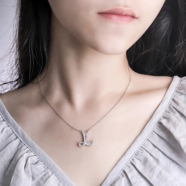 26 букв для женщин и мужчин хип-хоп ожерелье в стиле панк с подвеской роскошное