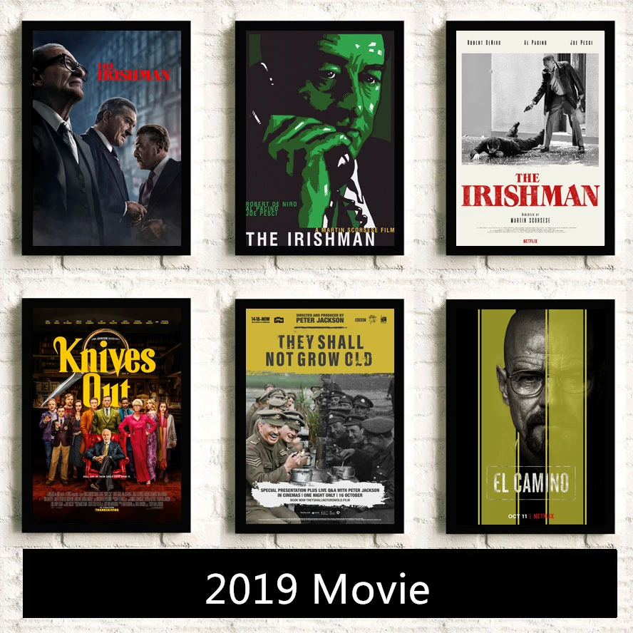 Irishman они не старят фильм HD настенное искусство домашний Декор живопись на холсте