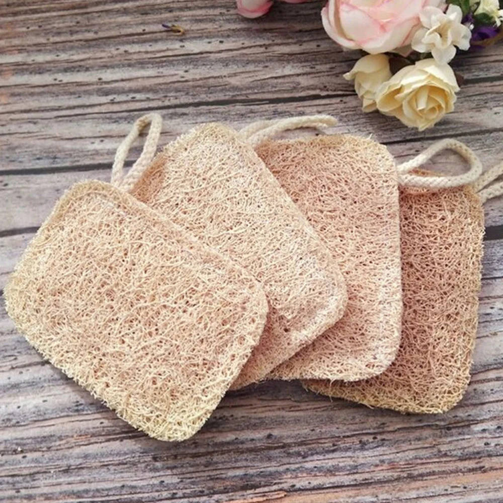 

2Pcs Kitchen Cleaning Sponges Natural Loofah Dish Towels Dishwashing Sponges