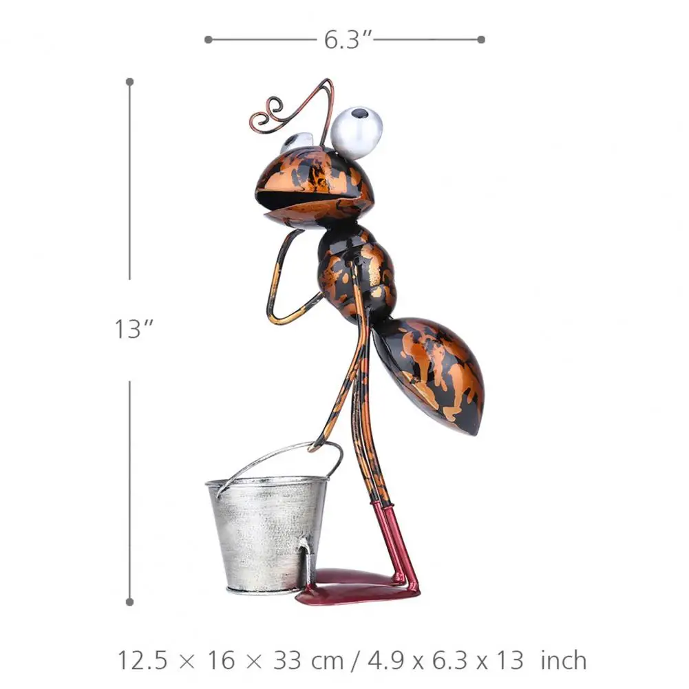 

Ant Display Mold Decorative Exquisite Wrought Iron Ant Garden Statue Display Mold