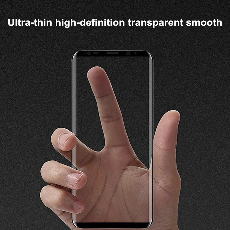 Закаленное стекло пленка для samsung Galaxy Note 8 9 S9 S8 Plus S7 Edge 9D полный закругленный протектор экрана для samsung A6 A8 Plus