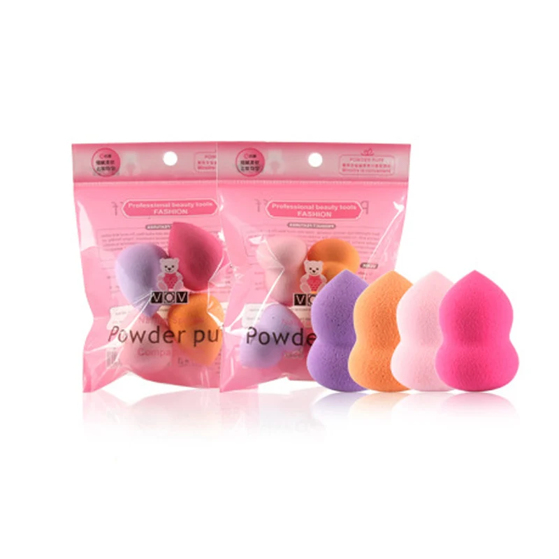 4 шт. Pro Макияж Блендер основа для макияжа слоеные многообразные губки вода