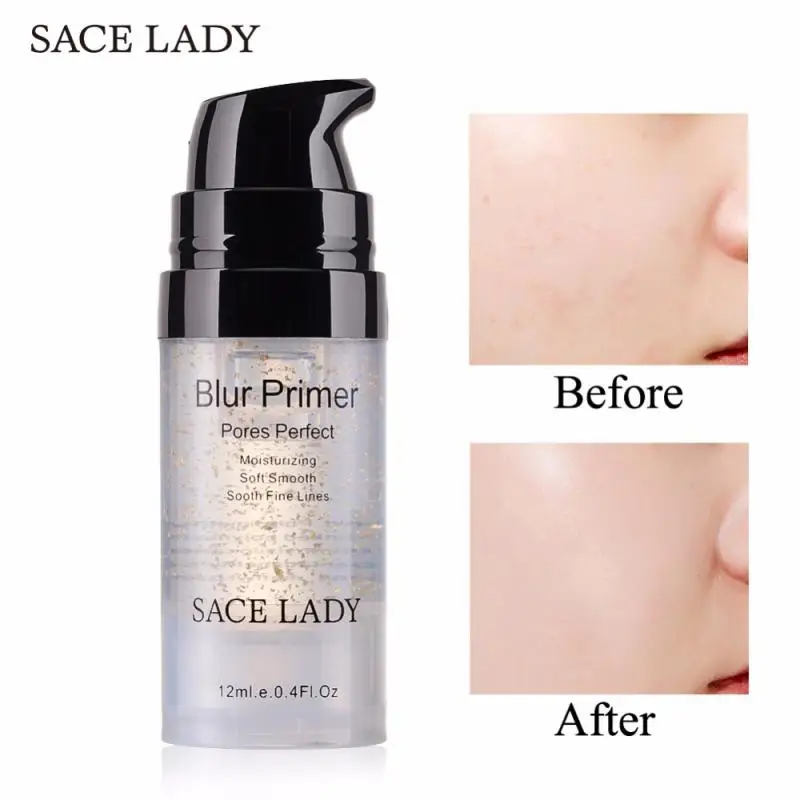 SACE LADY 1 шт. Фирменная размытие база под макияж основа для лица 24k золото элексир