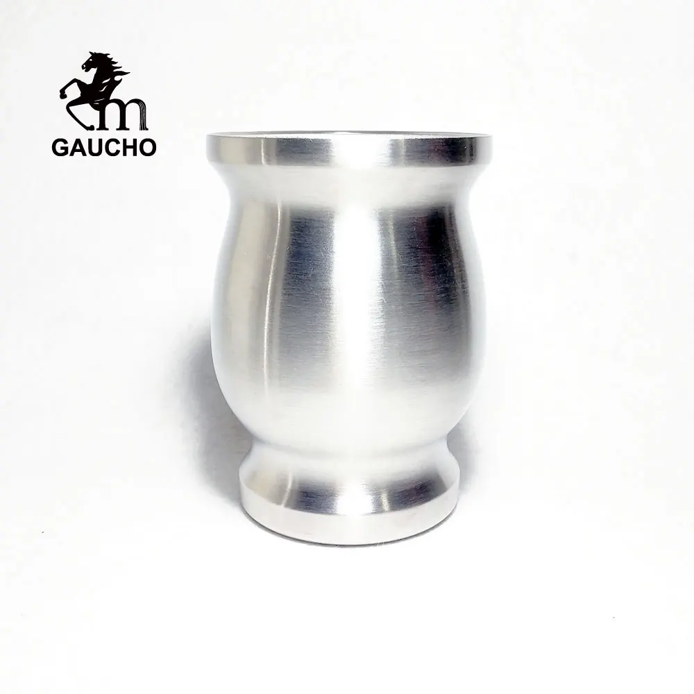 1 шт./лот Gaucho Yerba Mate Gourds 200 мл стаканы из нержавеющей стали Calabash с двойной стенкой