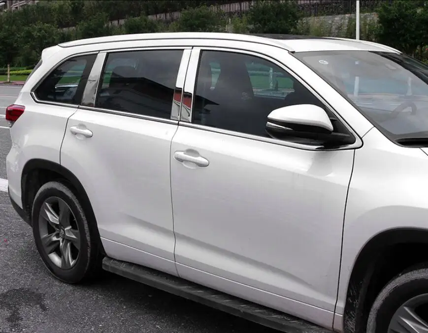 

Application only for 2018 Toyota Highlander window moulding special 15-19highlander modification