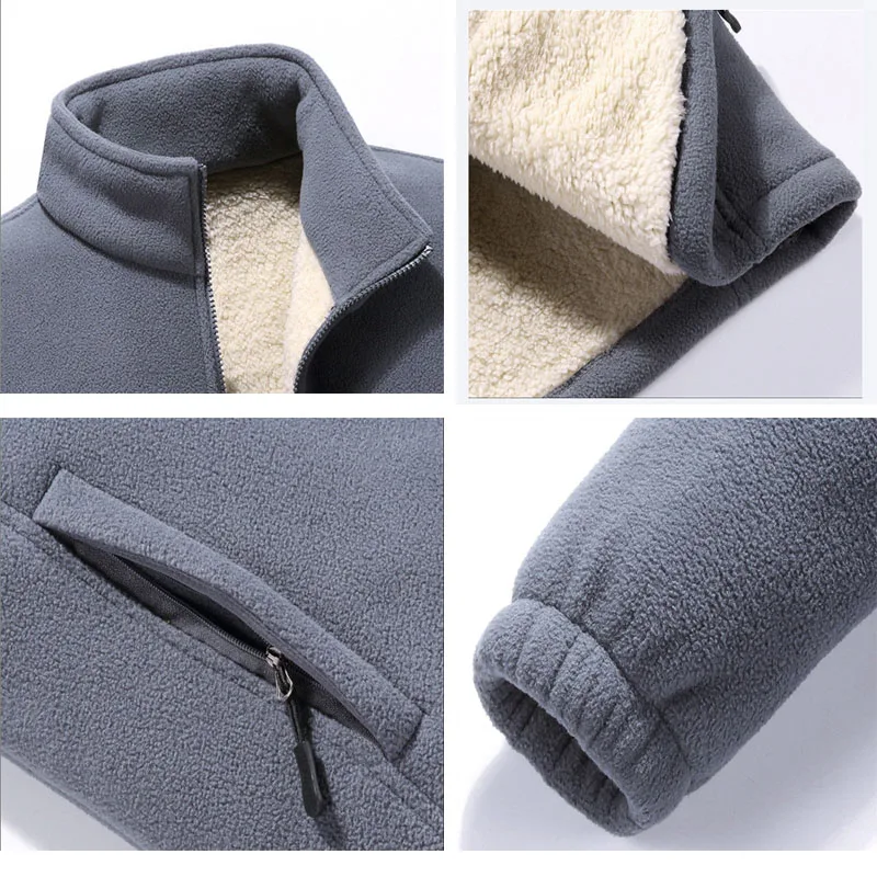 Парка мужская зимняя с флисовой подкладкой Повседневная теплая кашемировая