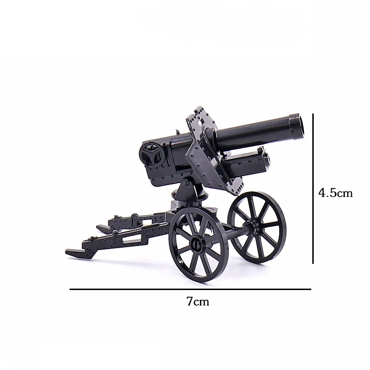 

Ww2 War Military Weapon Series Machine Guns Cannon DIY Building Blocks Children's Toys Blocks Accessories Collection Decoration